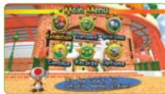 NINTENDO MARIO POWER TENNIS - main Menu - 1