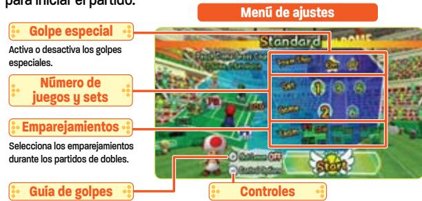 NINTENDO MARIO POWER TENNIS - Pista normal - 2