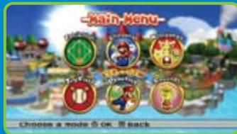 NINTENDO MARIO SUPER SLUGGERS - Menu principal - 1