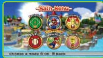 NINTENDO MARIO SUPER SLUGGERS - Menu principal - 1