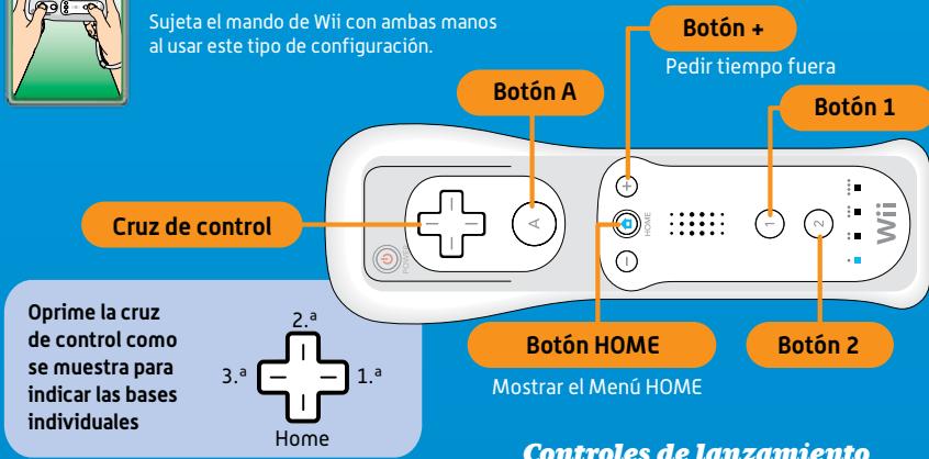 NINTENDO MARIO SUPER SLUGGERS - Sujetando el mando de Wii horizontalmente - 2