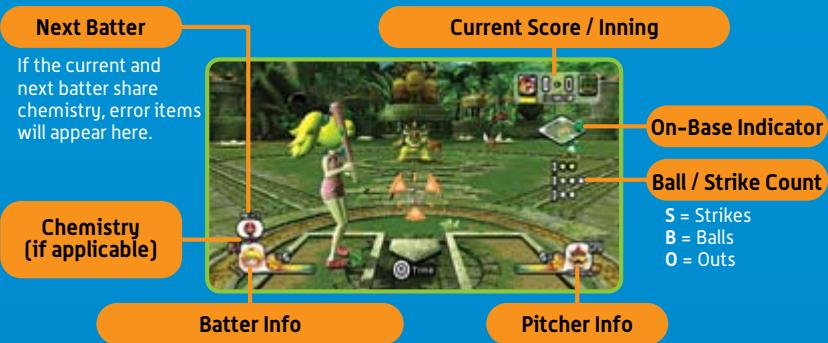 NINTENDO MARIO SUPER SLUGGERS - Viewing the Game Screen - 1