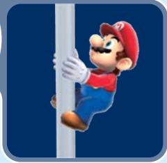 NINTENDO SUPER MARIO GALAXY - S'accrocher à un poteau - 2