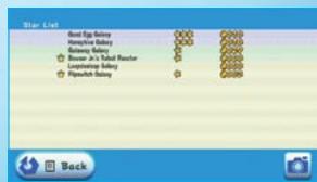 NINTENDO SUPER MARIO GALAXY - Envoyez vote liste d'étoiles aunami. - 2