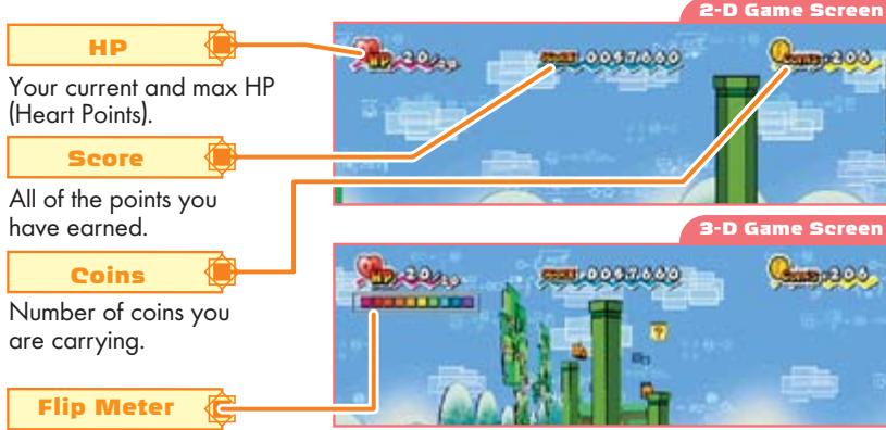 NINTENDO SUPER PAPER MARIO - The Game Screen - 1