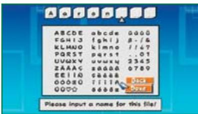 NINTENDO SUPER PAPER MARIO - Attribuer votre nom à une sauvegarde - 1