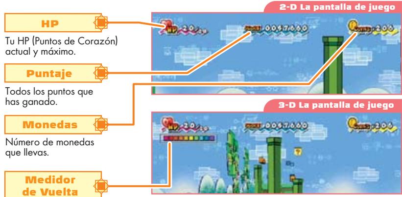 NINTENDO SUPER PAPER MARIO - La pantalla de juego - 1