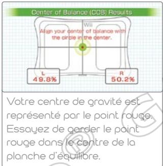 NINTENDO WII FIT - Centre de gravité et IMC - 1