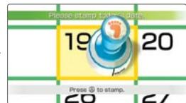NINTENDO WII FIT - Tamponner l'événement calendrier - 1