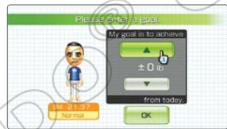NINTENDO WII FIT - Set Your Goal - 1