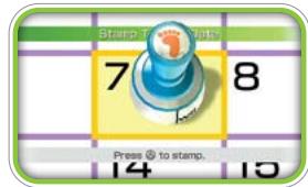 NINTENDO WII FIT PLUS - Stamp Your Calendar - 1