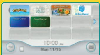 NINTENDO WII FLING SMASH - Insert the FlingSmash Game Disc into the disc slot on the Wii console. The console power will turn on. - 2