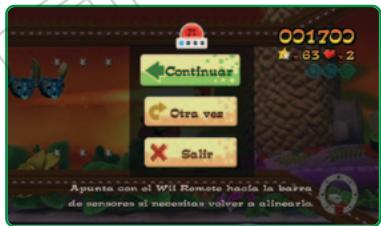 NINTENDO WII FLING SMASH - MENÜ DE PAUSA - 1