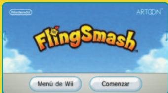 NINTENDO WII FLING SMASH - CONFIGURación DEL IDIOMA - 5