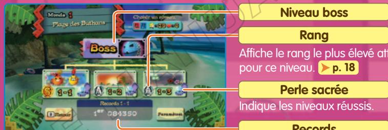 NINTENDO WII FLING SMASH - Selectionner on niveau - 1