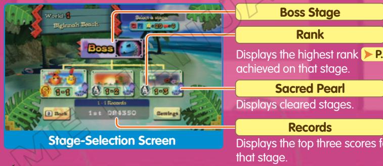 NINTENDO WII FLING SMASH - SELECT A STAGE - 1