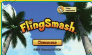 NINTENDO WII FLING SMASH - CONFIGURación DEL IDIOMA - 8