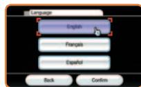NINTENDO WII FLING SMASH - LANGUAGE SETTINGS - 1