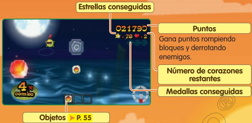 NINTENDO WII FLING SMASH - PANTALLA DEL NiVEL - 1