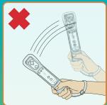 NINTENDO WII FLING SMASH - WII REMOTE CON WII MOTIONPLUS CONNECTADO - 2