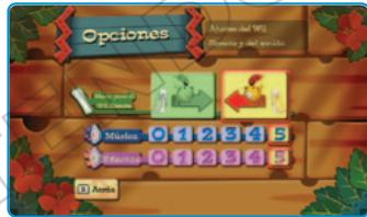 NINTENDO WII FLING SMASH - CAMBIAR LAS OPCIONES - 1