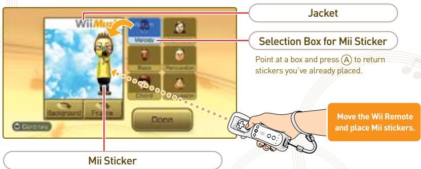 NINTENDO WII MUSIC - Jacket Creation - 1