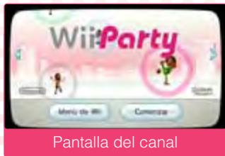 NINTENDO WII PARTY - Pantalla del canal - 1