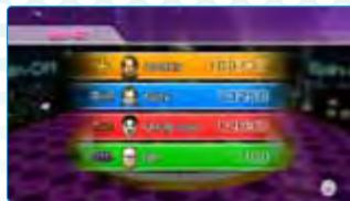 NINTENDO WII PARTY - Scores and Rankings - 3