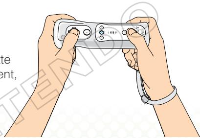 NINTENDO WII PARTY - Tenir la manette wii remote horizontalement - 1