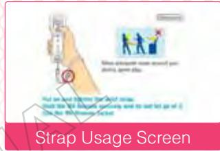 NINTENDO WII PARTY - Strap Usage Screen - 1