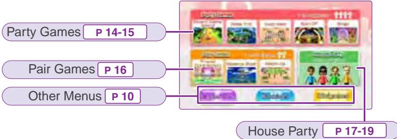 NINTENDO WII PARTY - Main Menu - 1