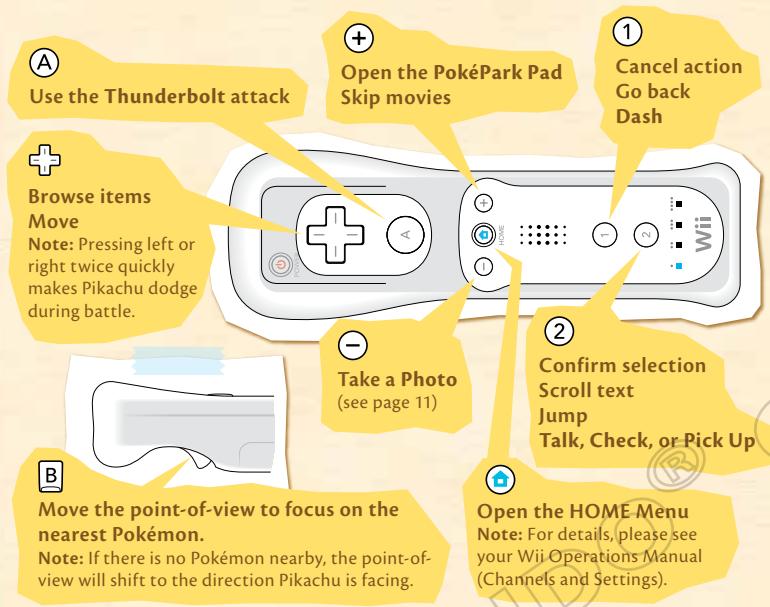 NINTENDO WII POKEPARK - BASICCONTROLS - 1