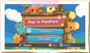 NINTENDO WII POKEPARK - Start a New Game - 2