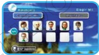 NINTENDO WII SPORTS RESORT - Oger un personaje Mii - 1