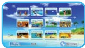 NINTENDO WII SPORTS RESORT - Select a Sport - 1