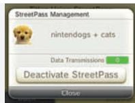 NINTENDO GS CATS FRENCH BULLDOG - To Stop Using StreetPass - 1