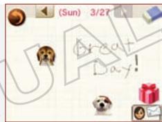 NINTENDO GS CATS FRENCH BULLDOG - Journal Screen Controls - 1