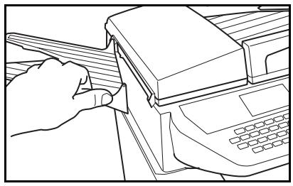 FRANCE TELECOM AGORIS 7120 NET - Installation du réceptacle de sortie - 1