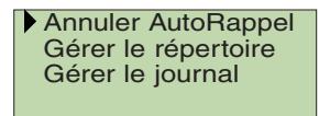 FRANCE TELECOM AMARYS 1400 - DECLENCHEMENT DE L'AUTORAPPEL - 1