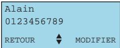 FRANCE TELECOM AMARYS 3400 DECT - Modifier une FICHE - 2