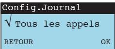 FRANCE TELECOM AMARYS 3400 DECT - Configurer le journal des APPELS et verrouiller le clavier - 1