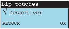 FRANCE TELECOM AMARYS 3400 DECT - Activer/désactiver les BIPS touches - 1