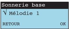 FRANCE TELECOM AMARYS 3400 DECT - Sonnerie de la BASE : - 1
