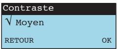 FRANCE TELECOM AMARYS 3400 DECT - Contraste de l'écran - 1