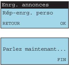 FRANCE TELECOM AMARYS 3600 DECT - Enregisterer et écouter les annoces personnelles - 1