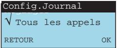 FRANCE TELECOM AMARYS 3600 DECT - Configurer le journal des APPELS et verrouiller le clavier - 1