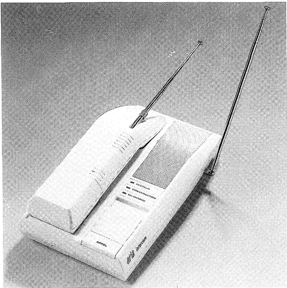 FRANCE TELECOM ARIA INTERCOM - Et n'oubliez PAS de : recharger la batterie du combine - 1