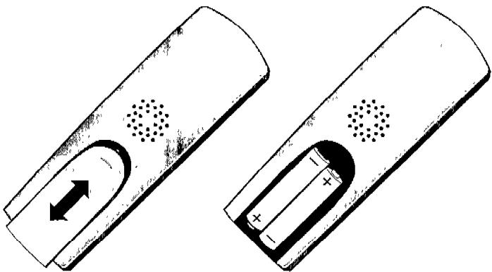 FRANCE TELECOM CONVERSAL - Insérer les batteries - 1