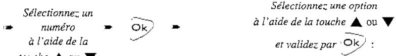 FRANCE TELECOM DCP 12 330 DECT - MENU: journal/tous - 1