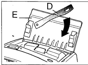 FRANCE TELECOM GALEO 4010 - Retrait du PAPIER d'impression - 3